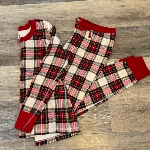 Hanna Andersson Other - Hanna Andersson Women’s Plaid Organic Cotton Pajama Set - Size L - Holiday